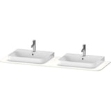 Duravit - Happy D.2 Plus Console with Two Sink Cut-Outs White - White Satin Matte