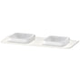 Duravit - Happy D.2 Plus Console with Two Sink Cut-Outs White - White High Gloss