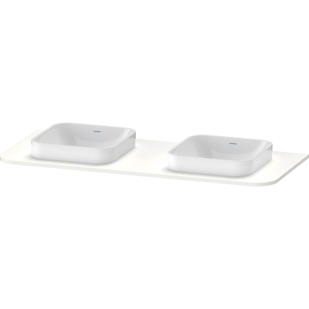 Duravit - Happy D.2 Plus Console with Two Sink Cut-Outs White - White Satin Matte