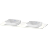 Duravit - Happy D.2 Plus Console with Two Sink Cut-Outs White - White Satin Matte