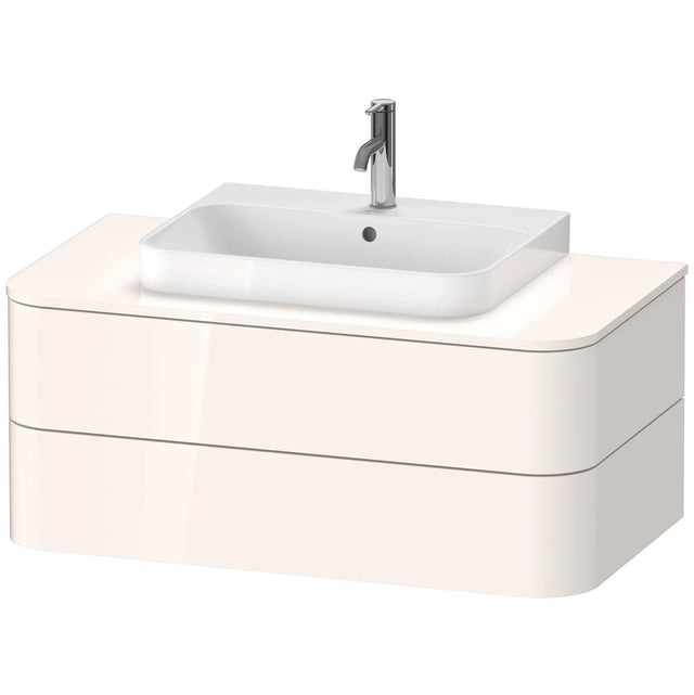 Duravit - Happy D.2 Plus Two Drawer Wall-Mount Vanity Unit White - White High Gloss