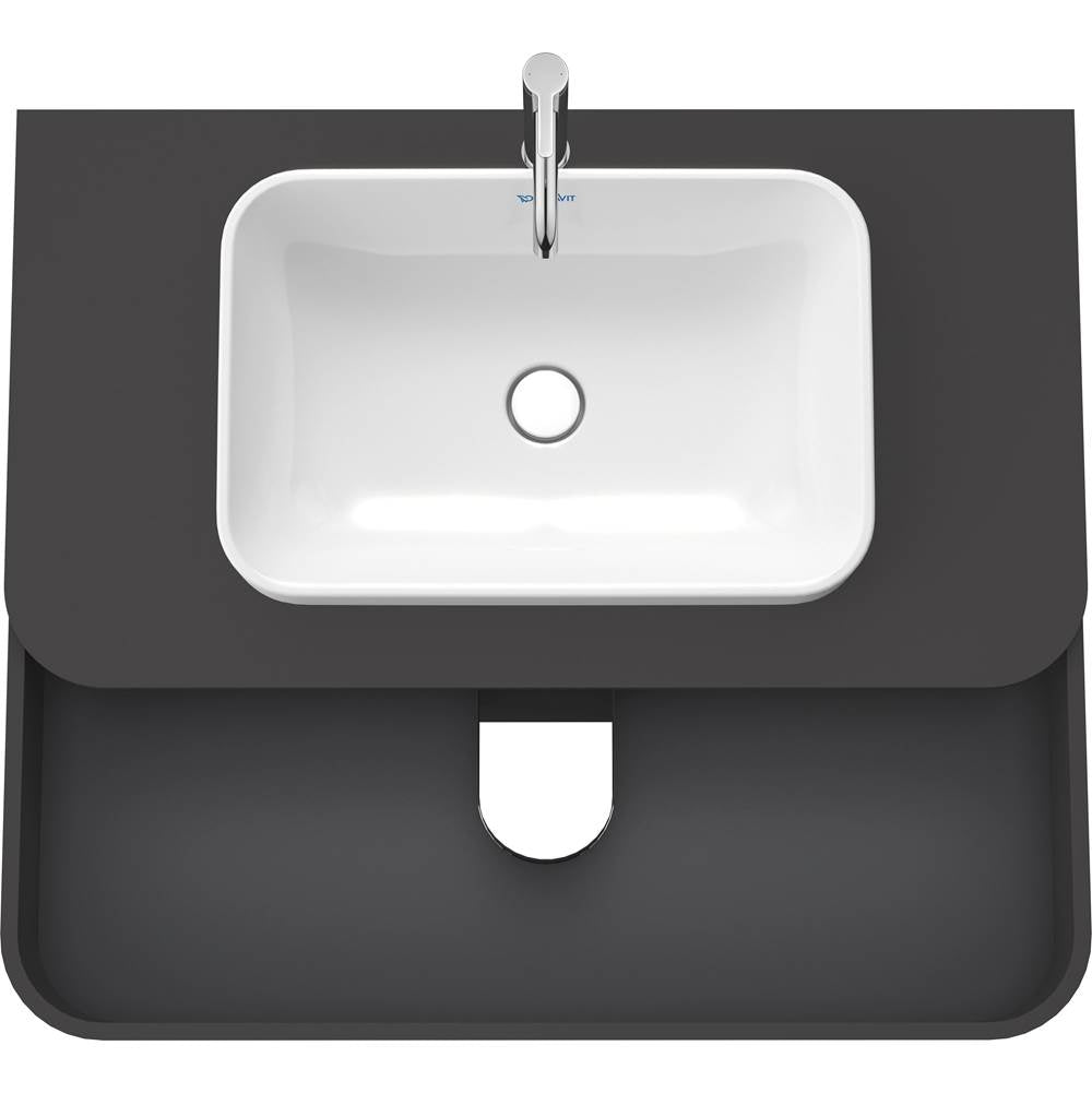 Happy D.2 Plus Two Drawer Wall-Mount Vanity Unit White