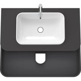 Happy D.2 Plus Two Drawer Wall-Mount Vanity Unit White