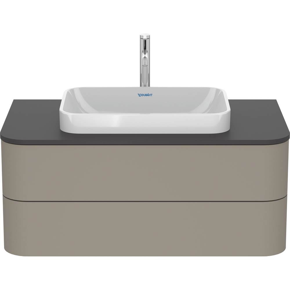 Happy D.2 Plus Two Drawer Wall-Mount Vanity Unit White