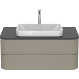 Happy D.2 Plus Two Drawer Wall-Mount Vanity Unit White