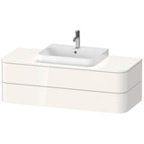 Duravit - Happy D.2 Plus Two Drawer Wall-Mount Vanity Unit White - White High Gloss