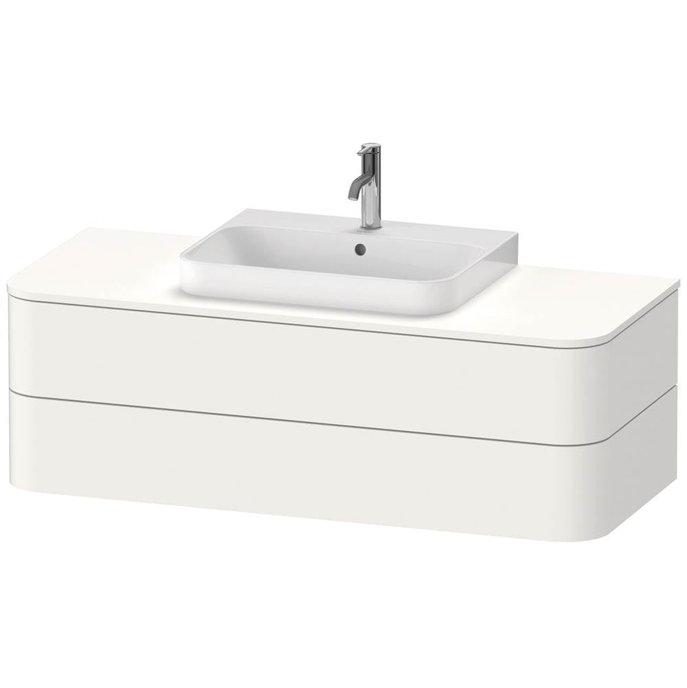 Duravit - Happy D.2 Plus Two Drawer Wall-Mount Vanity Unit White - White Satin Matte