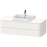 Duravit - Happy D.2 Plus Two Drawer Wall-Mount Vanity Unit White - White Satin Matte