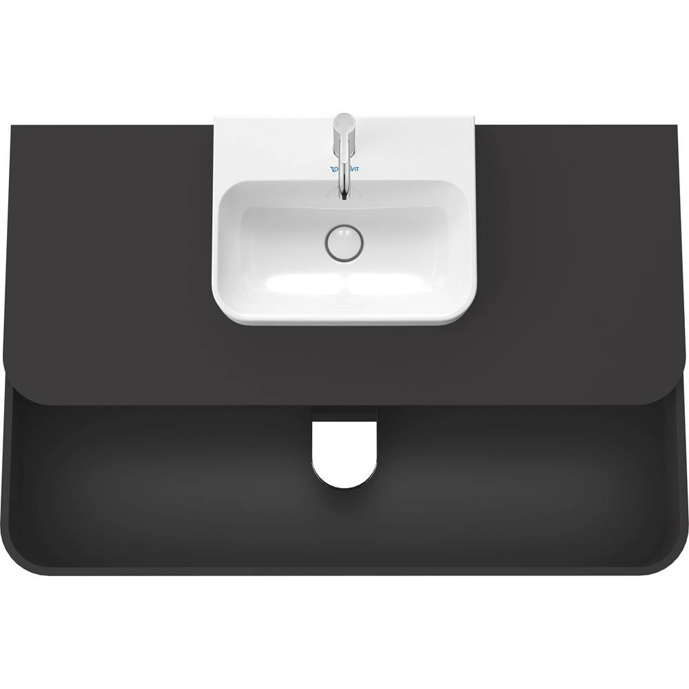 Happy D.2 Plus Two Drawer Wall-Mount Vanity Unit White