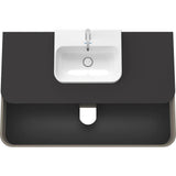 Happy D.2 Plus Two Drawer Wall-Mount Vanity Unit White