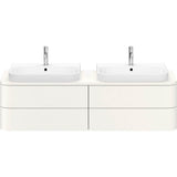Happy D.2 Plus Four Drawer Wall-Mount Vanity Unit White
