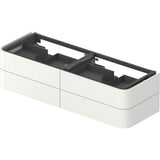 Happy D.2 Plus Four Drawer Wall-Mount Vanity Unit White