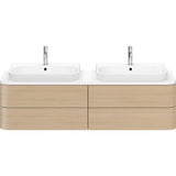Happy D.2 Plus Four Drawer Wall-Mount Vanity Unit White