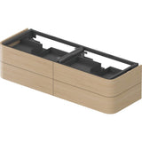 Happy D.2 Plus Four Drawer Wall-Mount Vanity Unit White