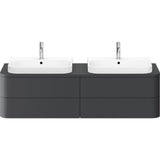 Happy D.2 Plus Four Drawer Wall-Mount Vanity Unit White