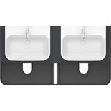 Happy D.2 Plus Four Drawer Wall-Mount Vanity Unit White