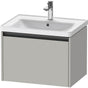 Duravit - Ketho.2 Vanity Unit Wall-mounted - Concrete Gray Matte
