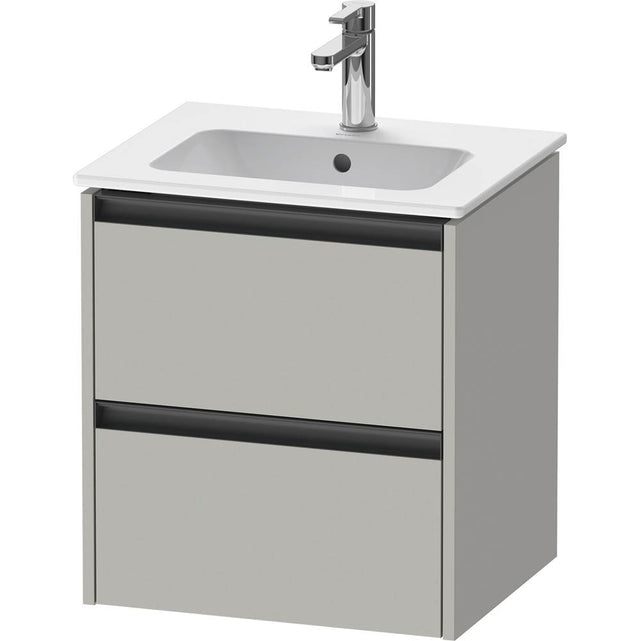Duravit - Ketho.2 Vanity Unit Wall-mounted - Concrete Gray Matte