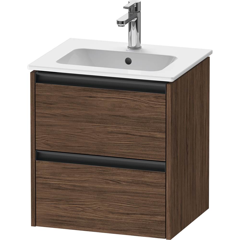Duravit - Ketho.2 Vanity Unit Wall-mounted - Walnut Dark