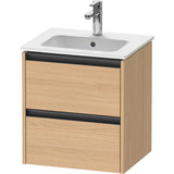 Duravit - Ketho.2 Vanity Unit Wall-mounted - Natural Oak