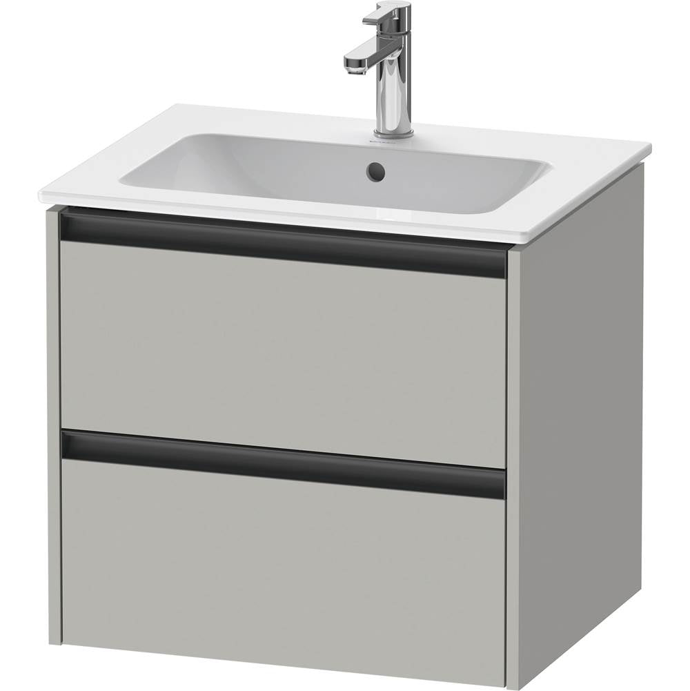 Duravit - Ketho.2 Vanity Unit Wall-mounted - Concrete Gray Matte