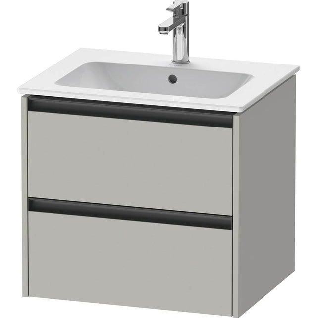Duravit - Ketho.2 Vanity Unit Wall-mounted - Concrete Gray Matte