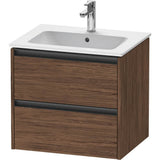 Duravit - Ketho.2 Vanity Unit Wall-mounted - Walnut Dark