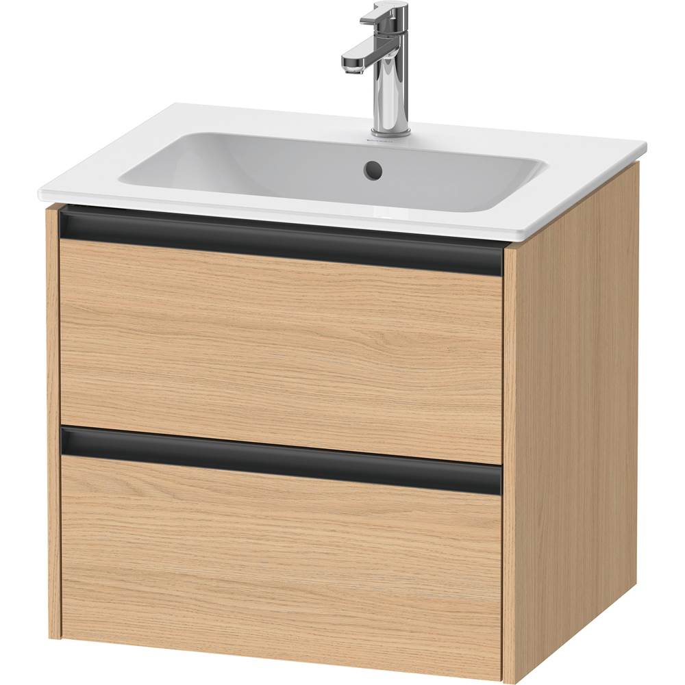 Duravit - Ketho.2 Vanity Unit Wall-mounted - Natural Oak