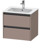 Duravit - Ketho.2 Vanity Unit Wall-mounted - Basalt Matte