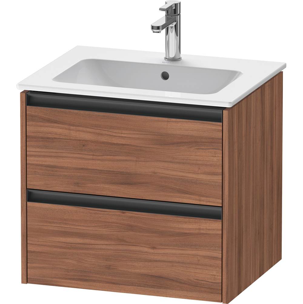 Duravit - Ketho.2 Vanity Unit Wall-mounted - Natural Walnut