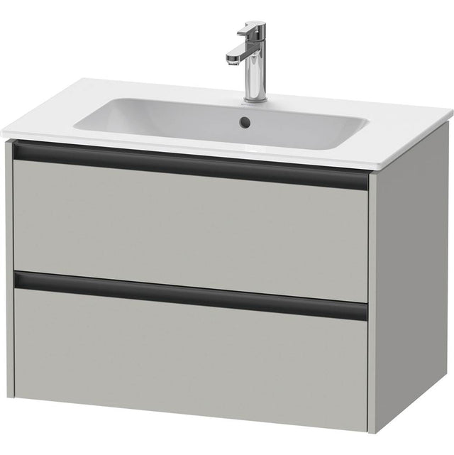Duravit - Ketho.2 Vanity Unit Wall-mounted - Concrete Gray Matte