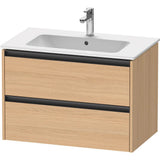 Duravit - Ketho.2 Vanity Unit Wall-mounted - Natural Oak