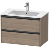 Duravit - Ketho.2 Vanity Unit Wall-mounted - Oak Terra