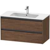 Duravit - Ketho.2 Vanity Unit Wall-mounted - Walnut Dark
