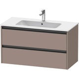 Duravit - Ketho.2 Vanity Unit Wall-mounted - Basalt Matte