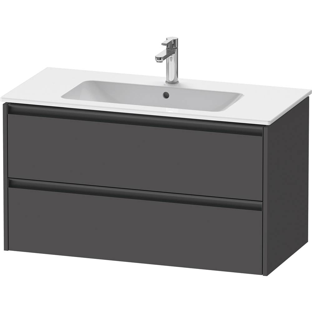 Duravit - Ketho.2 Vanity Unit Wall-mounted - Graphite Matte