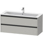 Duravit - Ketho.2 Vanity Unit Wall-mounted - Concrete Gray Matte