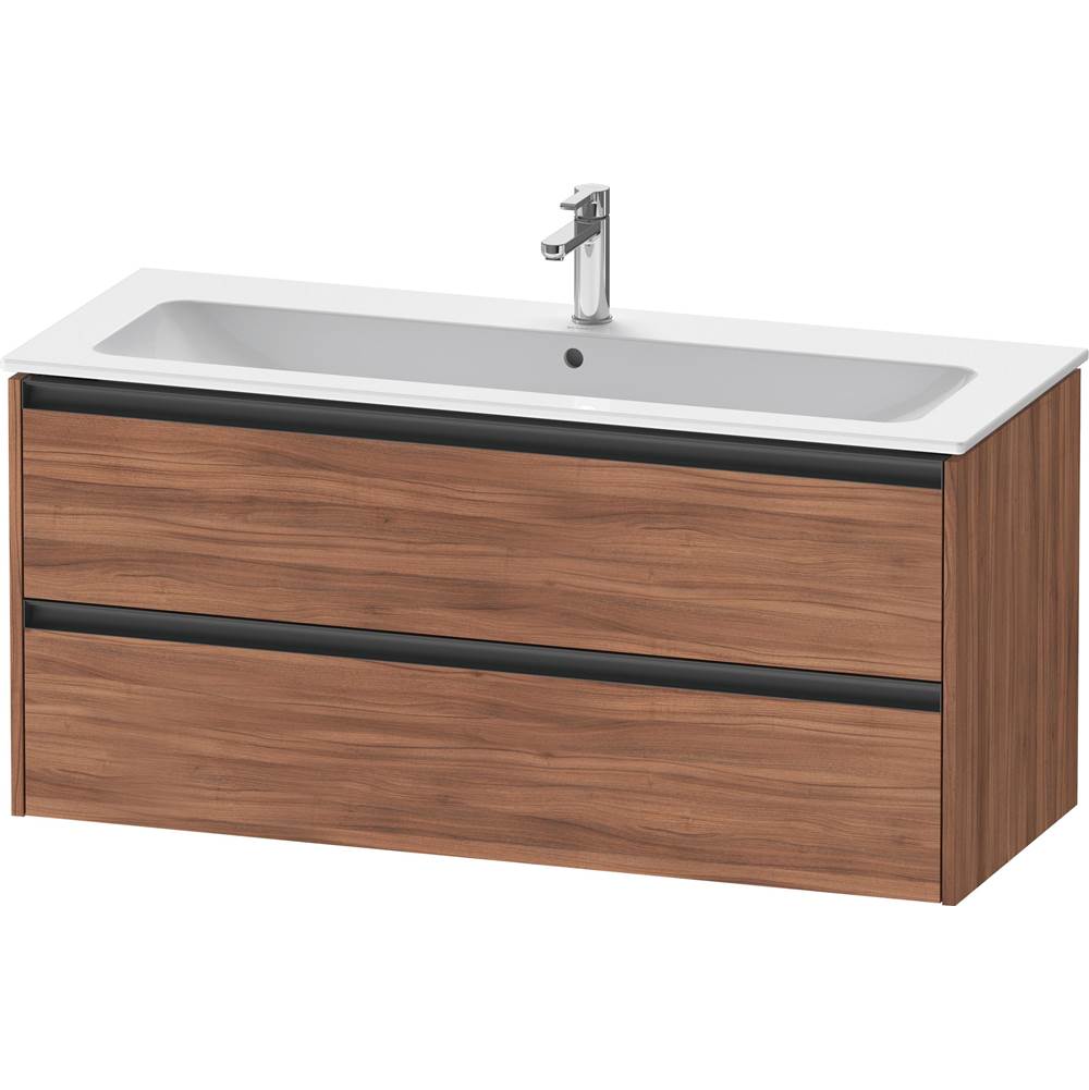 Duravit - Ketho.2 Vanity Unit Wall-mounted - Natural Walnut