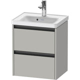 Duravit - Ketho.2 Vanity Unit Wall-mounted - Concrete Gray Matte