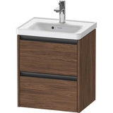Duravit - Ketho.2 Vanity Unit Wall-mounted - Walnut Dark