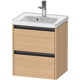 Duravit - Ketho.2 Vanity Unit Wall-mounted - Natural Oak