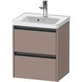 Duravit - Ketho.2 Vanity Unit Wall-mounted - Basalt Matte