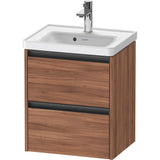 Duravit - Ketho.2 Vanity Unit Wall-mounted - Natural Walnut