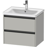 Duravit - Ketho.2 Vanity Unit Wall-mounted - Concrete Gray Matte