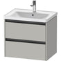 Duravit - Ketho.2 Vanity Unit Wall-mounted - Concrete Gray Matte