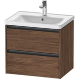 Duravit - Ketho.2 Vanity Unit Wall-mounted - Walnut Dark