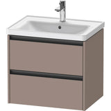 Duravit - Ketho.2 Vanity Unit Wall-mounted - Basalt Matte