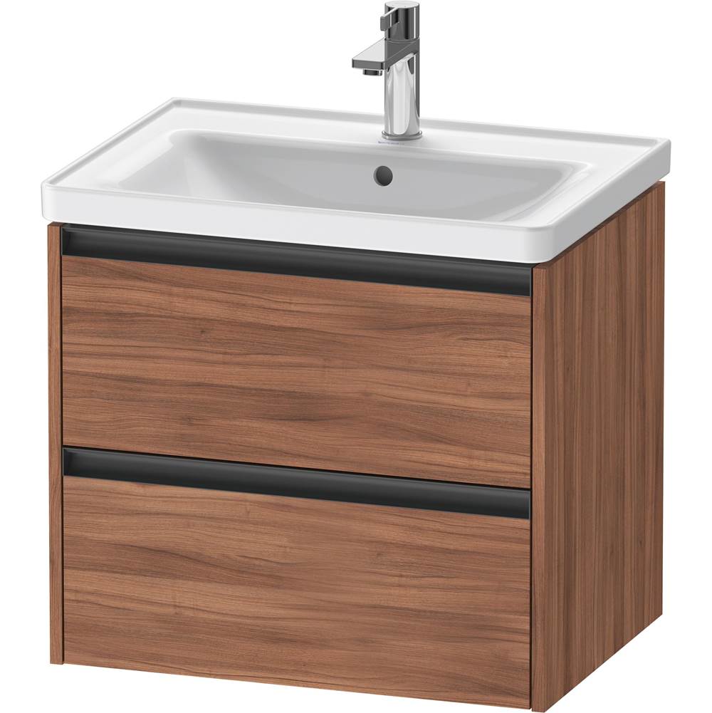 Duravit - Ketho.2 Vanity Unit Wall-mounted - Natural Walnut
