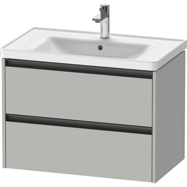 Duravit - Ketho.2 Vanity Unit Wall-mounted - Concrete Gray Matte