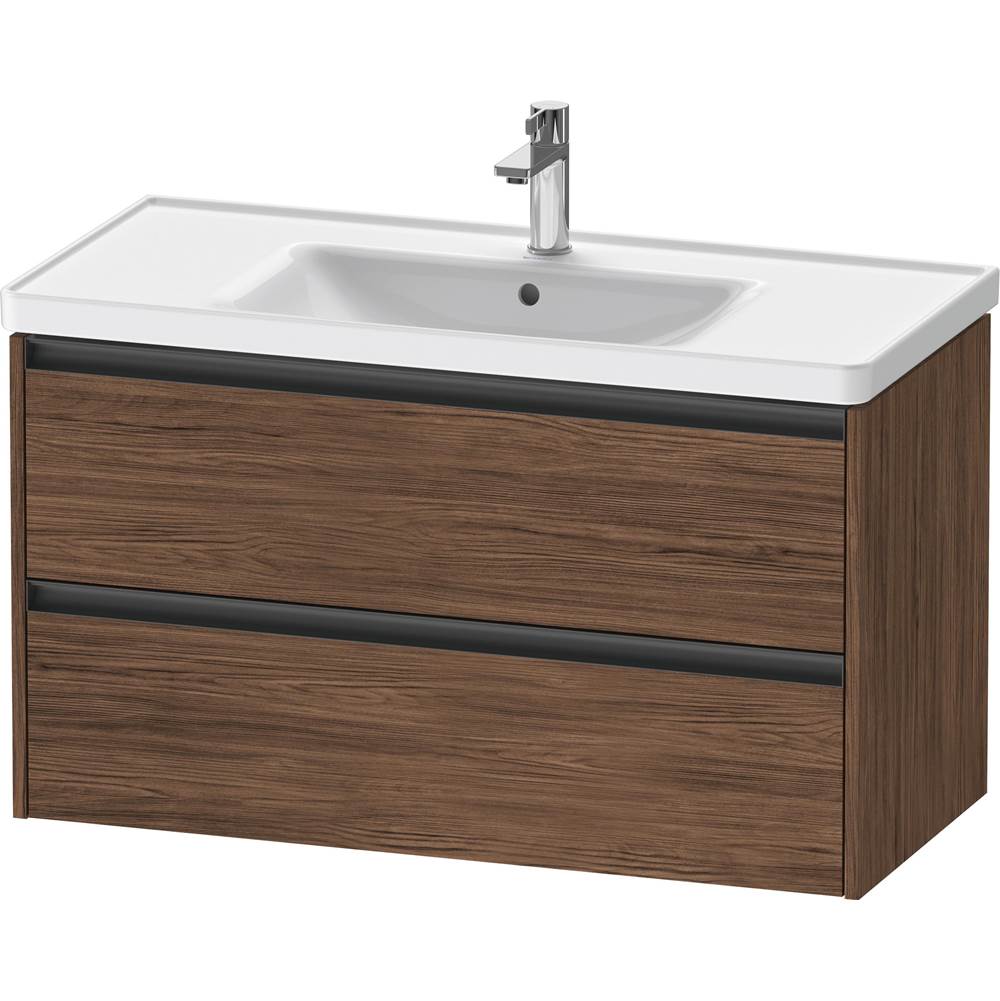 Duravit - Ketho.2 Vanity Unit Wall-mounted - Walnut Dark